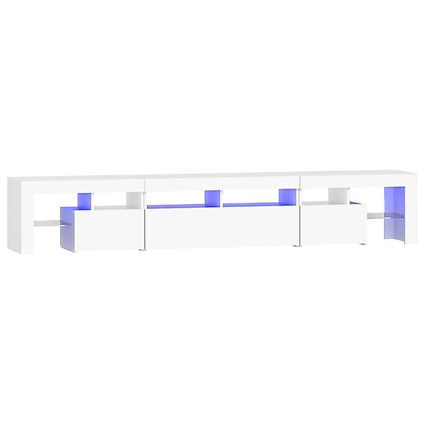 vidaXL TV-Schrank mit LED-Leuchten Weiß 230x36,5x40 cm 3152786 günstig online kaufen