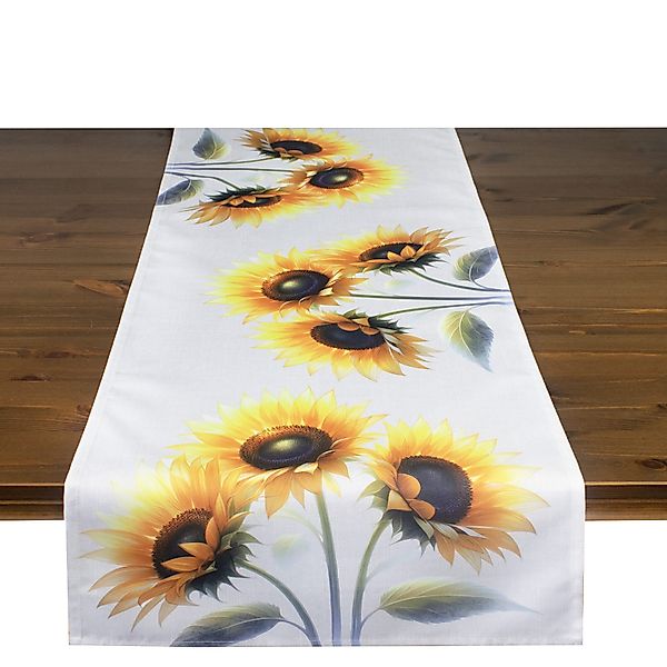 Delindo Lifestyle Tischläufer Sonnenblumen, für Sommer günstig online kaufen