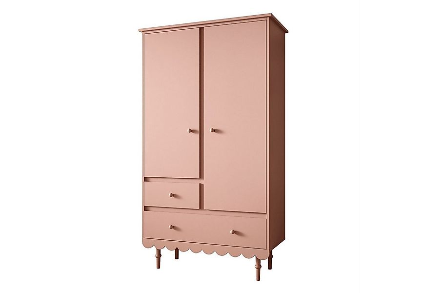 Lookway Kinderkleiderschrank BABUSHKA Zweitüriger Kleiderschrank mit Schubl günstig online kaufen