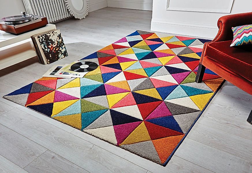 FLAIR RUGS Teppich "SAMBA" 10 mm Höhe Handgeschnitzt günstig online kaufen