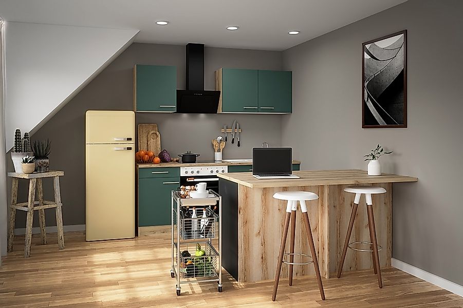 OPTIFIT Kücheninsel »Optifit«, Breite 150 cm, 2 Türen, 3 Schubkästen, 2 Aus günstig online kaufen