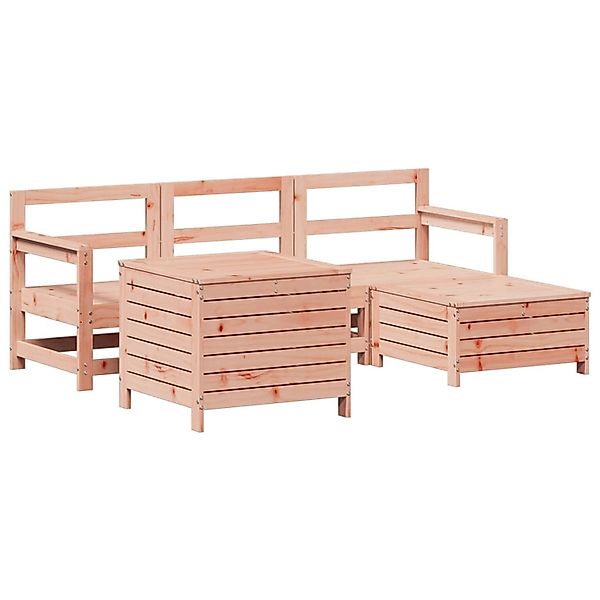 vidaXL 5-Tlg Garten-Sofagarnitur Massivholz Douglasie 3250506 günstig online kaufen