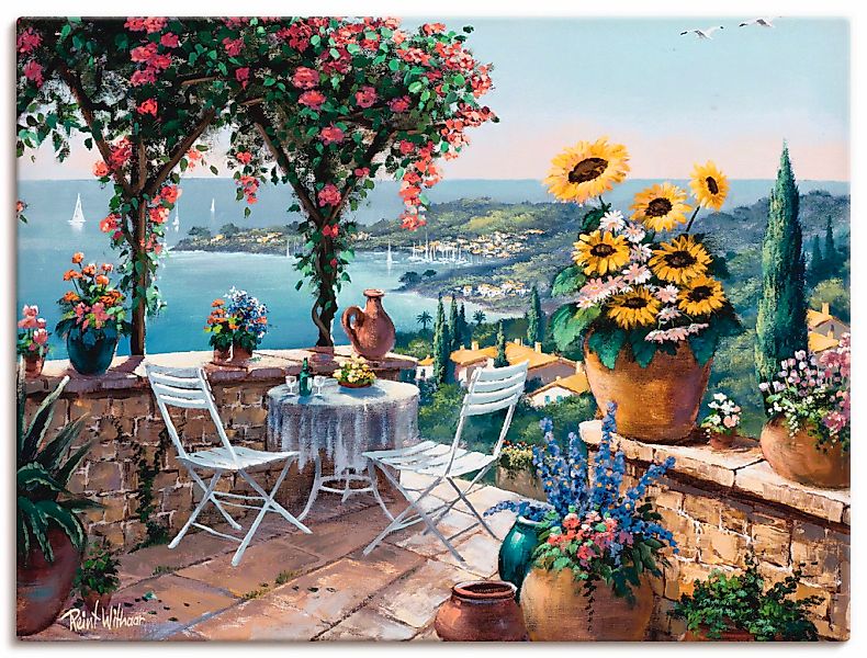 Artland Wandbild "Momente der Meditation" Garten 1 Stk. tlg. als Leinwandbi günstig online kaufen