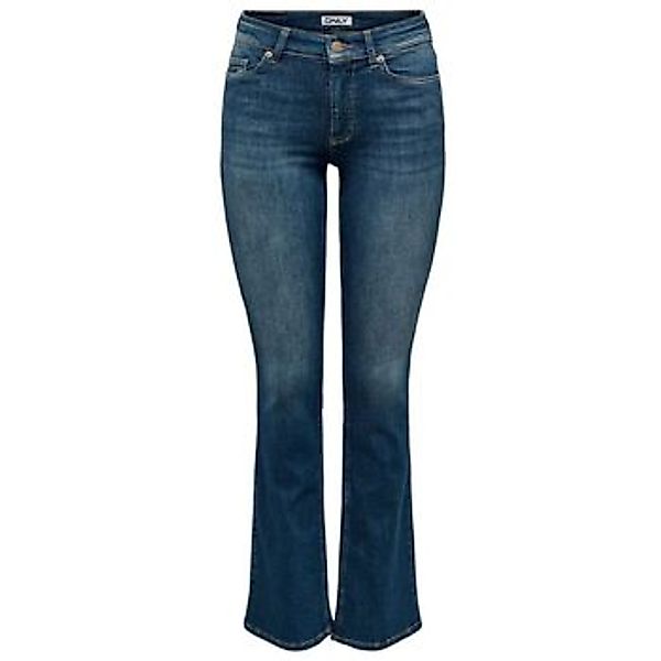 Only  Bootcuts 15353700 BLUSH MID FLARED-DARK BLUE DENIM günstig online kaufen