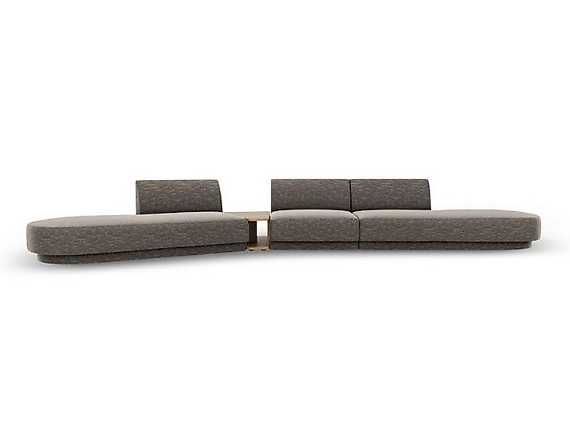Micadoni Sofa Miley, modular 5-Sitzer ohne Armlehnen günstig online kaufen