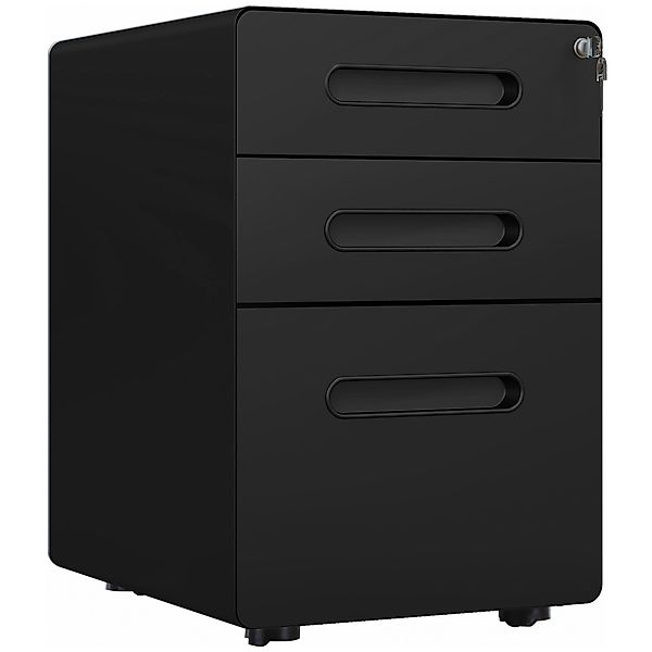 Vinsetto Rollcontainer Bürocontainer mit 3 Schubladen, günstig online kaufen