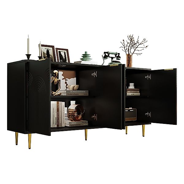 OKWISH Sideboard Aufbewahrungsschrank,Standschrank (Elegantes Sideboard mit günstig online kaufen