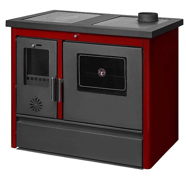 moeby24 Kaminofen Küchenofen Holzherd Kaminofen Herd Gusseisen 11,91KW BimS günstig online kaufen