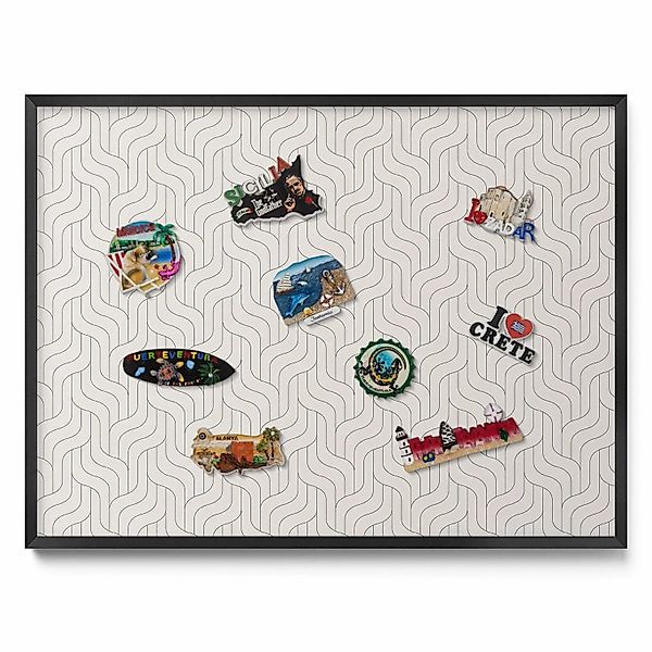 Tulup Magnettafel Magnettafel für Urlaubsmitbringsel Regelmäßiges Lineares günstig online kaufen