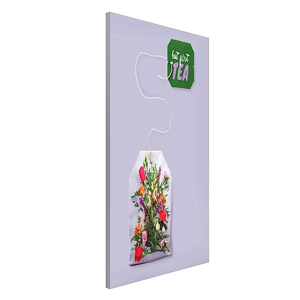 Magnettafel Blumen - Hochformat 3:4 Blumentee günstig online kaufen