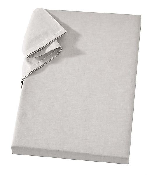 Carpe Sonno Betttuch Linon Haustuch Bettlaken ohne Gummizug Baumwolle Leint günstig online kaufen