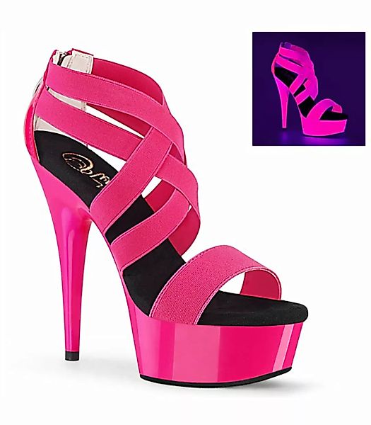 Plateau High Heels DELIGHT-669 - Neon Pink (Schuhgröße: EUR 41) günstig online kaufen