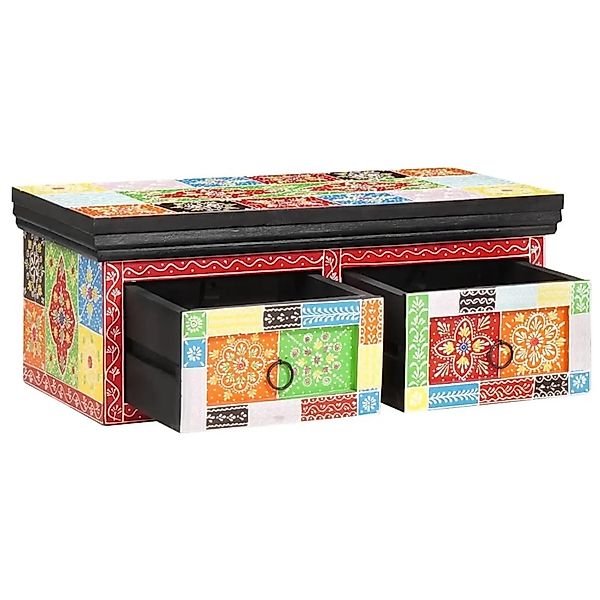 vidaXL TV-Schränk Mehrfarbig 60 x 30 x 24 cm Massivholz Mango 4017579 günstig online kaufen