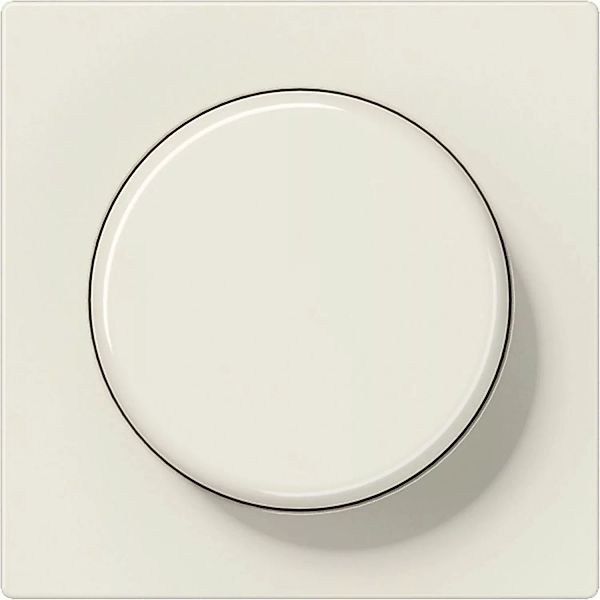Jung Abdeckung für Drehdimmer Duroplast glänzend AS500 Weiß günstig online kaufen