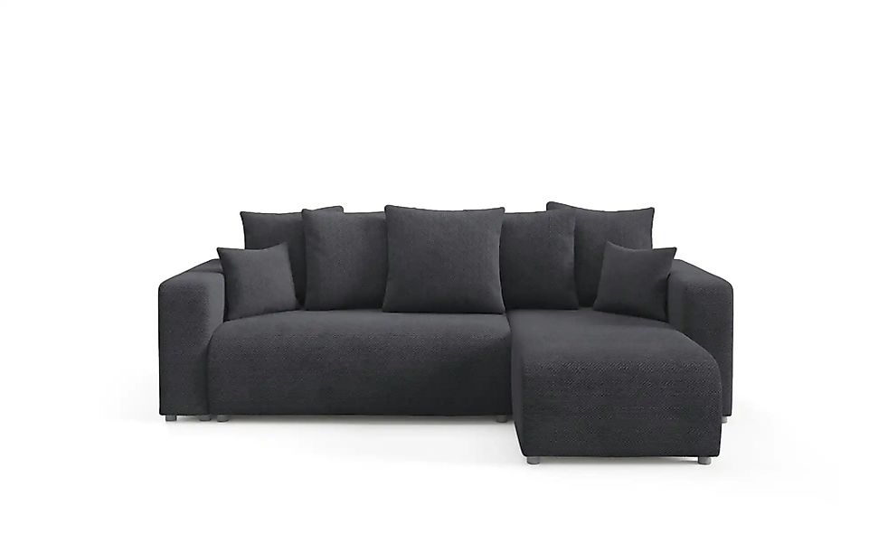 Ecksofa mit Schlaffunktion Evora ¦ schwarz ¦ Maße (cm): B: 247 H: 88 Polste günstig online kaufen