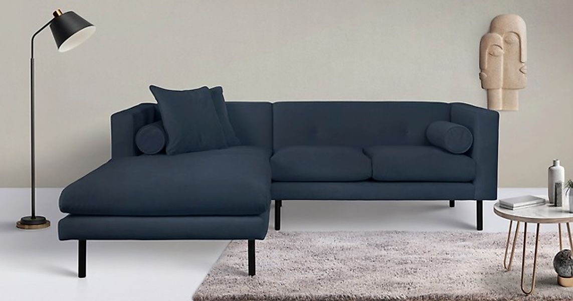 Home affaire Ecksofa »Lillibeth L-Form Designsofa, Maße B/T/H: 240/173/83 c günstig online kaufen