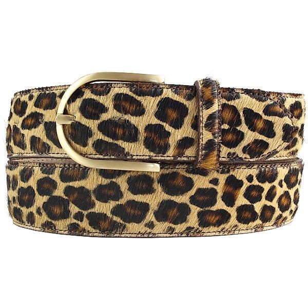BELTINGER Ledergürtel Damen-Gürtel mit echtem Fell günstig online kaufen