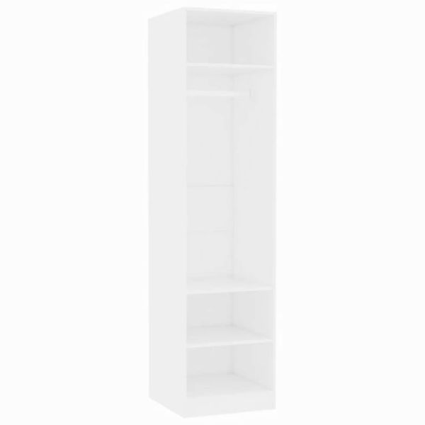 vidaXL Kleiderschrank Mehrzweckschrank Weiß 50x50x200 cm Holzwerkstoff günstig online kaufen