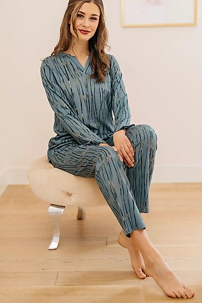 Hutschreuther Pyjama lang One Collection 40 mehrfarbig günstig online kaufen