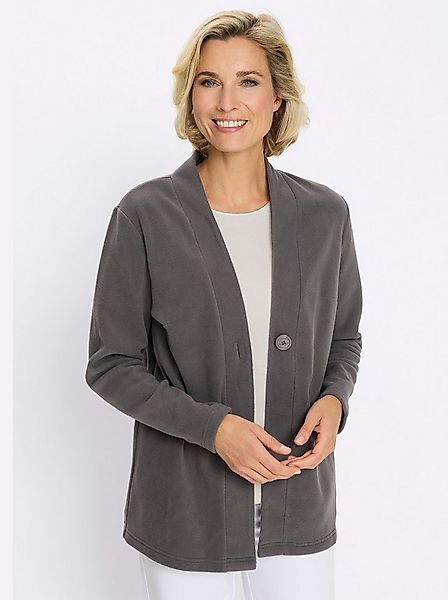 Sieh an! Fleecejacke Fleece-Jacke Langarm günstig online kaufen