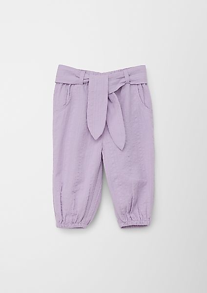 s.Oliver Stoffhose Baumwollhose mit Crêpe-Struktur günstig online kaufen