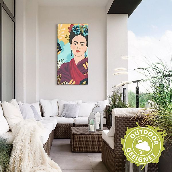 Artland Alu-Dibond-Druck "Fridas Garten Collektion B", Bilder von Frauen, ( günstig online kaufen