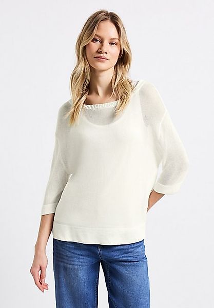 STREET ONE Strickpullover mit 3/4 Ärmeln günstig online kaufen