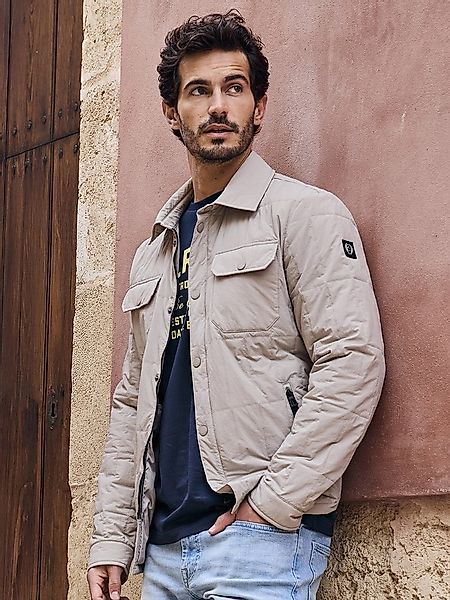 LERROS Hemdjacke "Overshirt-Jacke, leicht gefüttert" ohne Kapuze günstig online kaufen