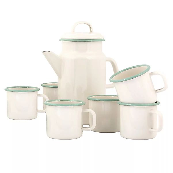 Kockums Paket Teekanne und Tasse Cream Lux günstig online kaufen