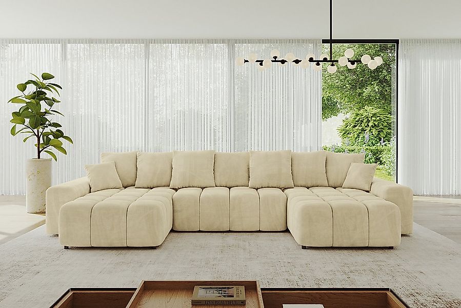 ALTDECOR Wohnlandschaft ENIL-U, Couch mit Schlaffunktion, Wohnzimmer - Ecks günstig online kaufen