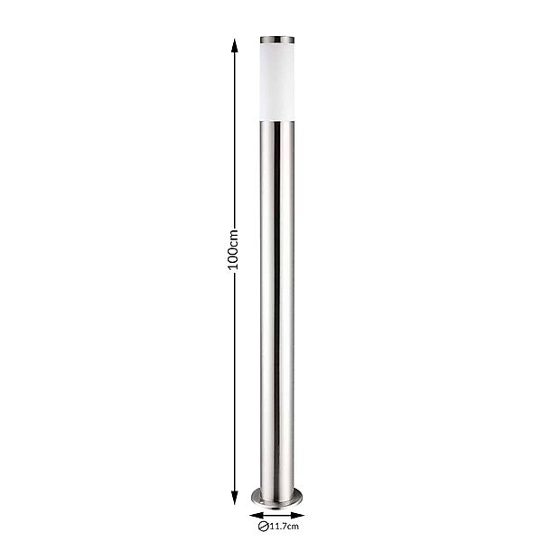 monzana Gartenleuchte, Wegeleuchte, Edelstahl 100cm Strom günstig online kaufen