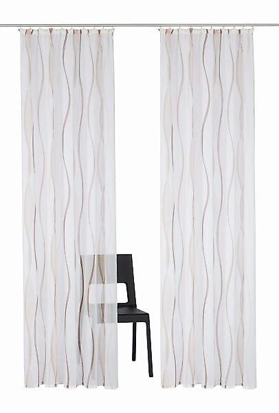 my home Gardine Dimona, Kräuselband (2 günstig online kaufen