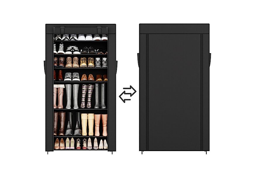 Sekey Stoffschrank Schuhschrank mit 9 Ebenen, Vliesstoff Schuhaufbewahrung günstig online kaufen