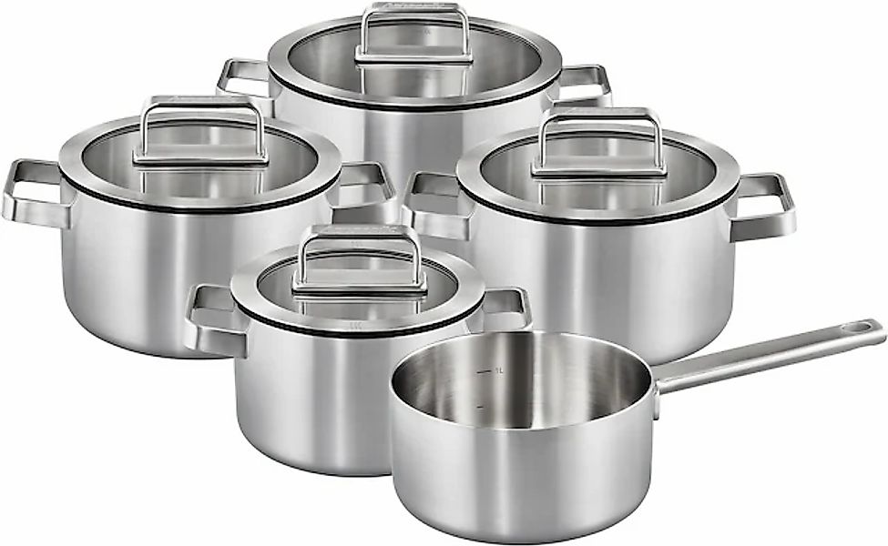 Hanseatic Topf-Set »PREMIUM« Edelstahl Set, Kochtopf 1x 16 cm / 2x 20 cm / günstig online kaufen