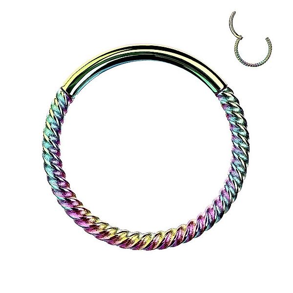 Taffstyle Nasenpiercing Piercing Segmentring Scharnier Clicker günstig online kaufen