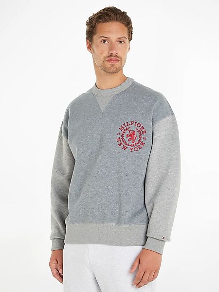 Tommy Hilfiger Sweatshirt "SMALL CREST CREWNECK", mit Logo-Stickerei auf de günstig online kaufen