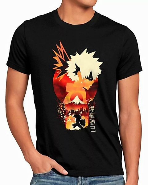 style3 T-Shirt Katsuki Bakugou anime manga my hero academia cosplay günstig online kaufen