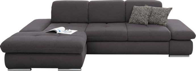 set one by Musterring Ecksofa "SO4100 V" mit verstellbaren Kopfteilen, wahl günstig online kaufen