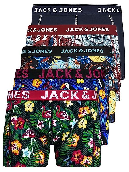 Jack & Jones Boxershorts Jacvel (5-St., 5er Pack) gute Passform durch elast günstig online kaufen
