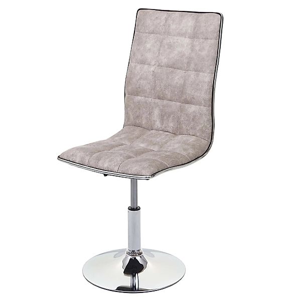 MCW Esszimmerstuhl C41 Drehbar Vintage Grau Stoff/Textil günstig online kaufen
