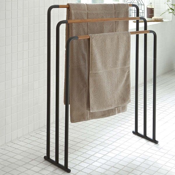 Yamazaki Handtuchständer "Plain" stehend platzsparend ohne günstig online kaufen