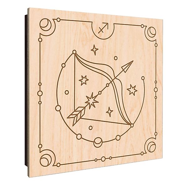Banjado Schlüsselkasten Holz 30x30cm Schwarz Scharnier Rechts 50 Haken Desi günstig online kaufen