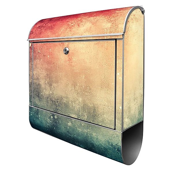 Banjado Design Briefkasten Silber Pulverbeschichtet 39x47x14cm 2 Schlüssel günstig online kaufen