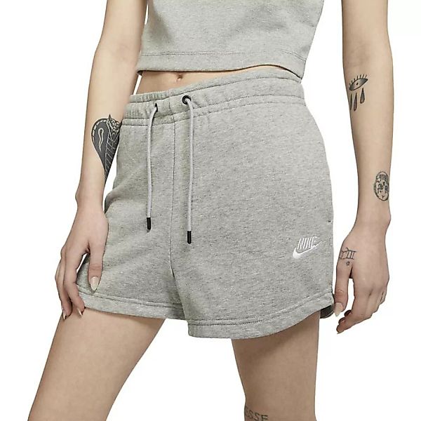 Nike Sportswear Essential French Terry Shorts Hosen L Dk Grey Heather / Whi günstig online kaufen