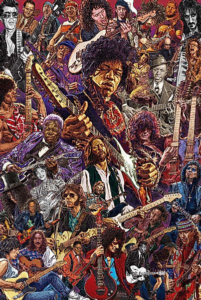 Grupo Erik Poster Legendary Guitarists Poster günstig online kaufen