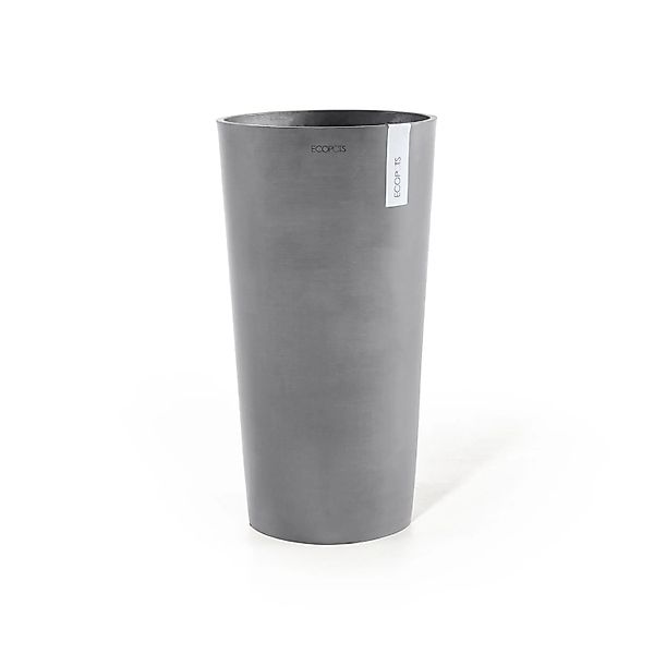 Ecopots Pflanztopf Amsterdam Halbhoch Grau 34 cm x 66 cm günstig online kaufen