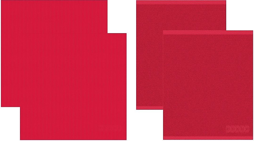 DDDDD Geschirrtuch Logo, (Set, 4-tlg., Combi-Set: günstig online kaufen