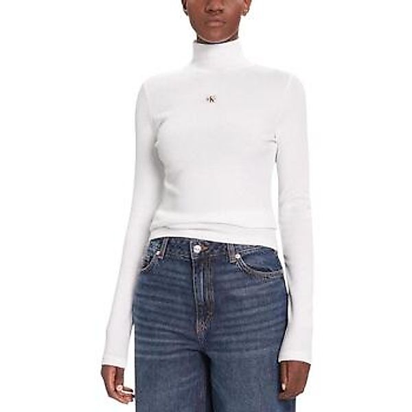 Calvin Klein Jeans  Pullover LS WOVEN LABEL TURTL LV047D203G günstig online kaufen
