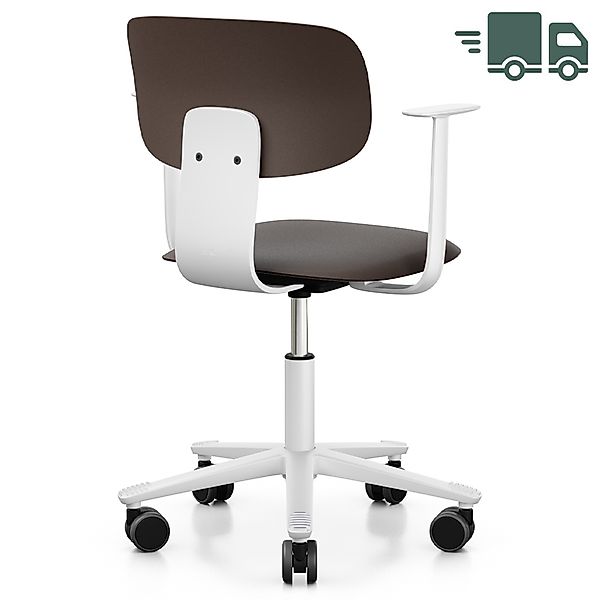 HAG Tion 2100 Bürostuhl mit Armlehnen Schneepflug-Edition | Sitz u. Rückens günstig online kaufen