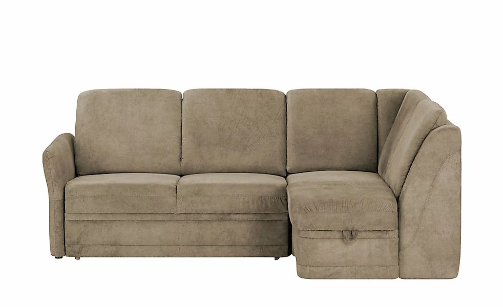 Polstermöbel Oelsa Ecksofa  Luna ¦ braun ¦ Maße (cm): B: 224 H: 91 T: 160.0 günstig online kaufen